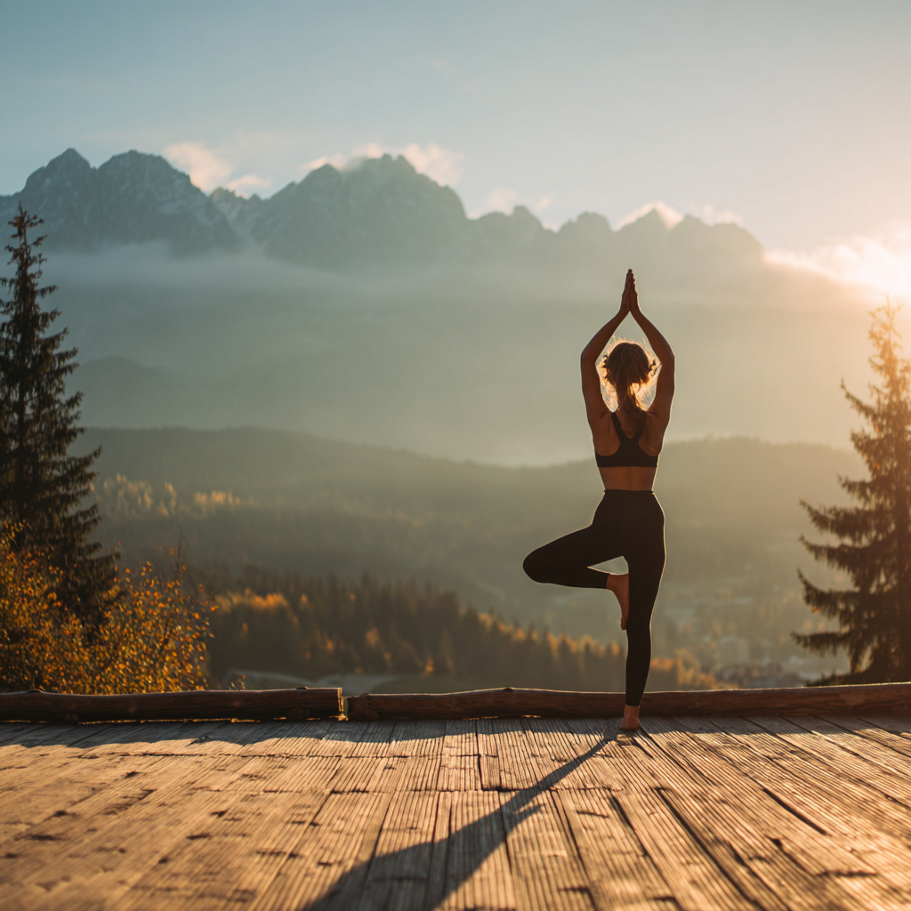 Людина в позі воїна